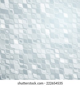 Abstract Background with white rhombuses with different transparency 