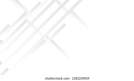Sombreado de color blanco de fondo abstracto con sombra dinámica sobre el fondo, ilustración vectorial y diseño simple.