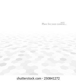 Abstract background with white shapes. White and grey texture. Vector illustration - eps10