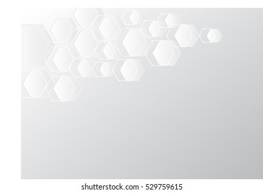 Abstract background with white shapes. Vector illustration - eps10