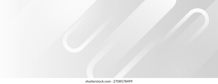 Fundo abstrato, ondas curvas suaves brancas com gradientes suaves.