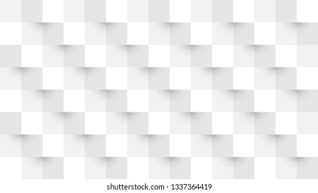 Abstract background white square geometric texture