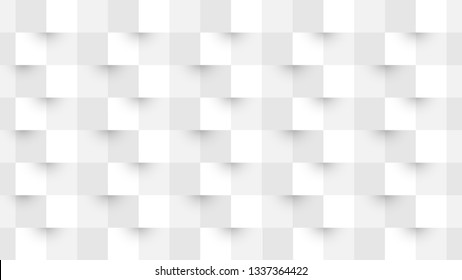 Abstract background white square geometric texture
