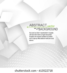 abstract background with white squares