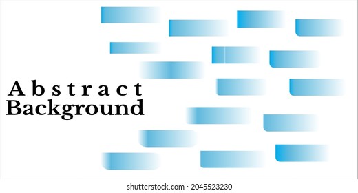 Abstract background is white and there are some blue shapes