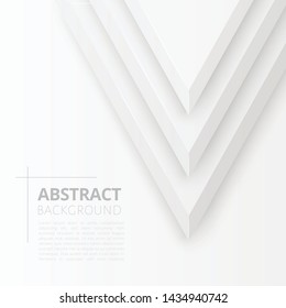 Abstract background of white triangle.Minimal origami paper. White background for your design. Vector illustration. - Powered by Shutterstock - Get 15% off with code: PIKWIZARD15