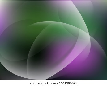 Abstract background with white waves