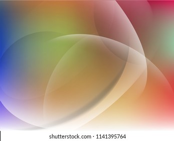 Abstract background with white waves