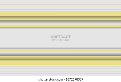 Diseño Blanco Y Amarillo De Fondo Abstracto