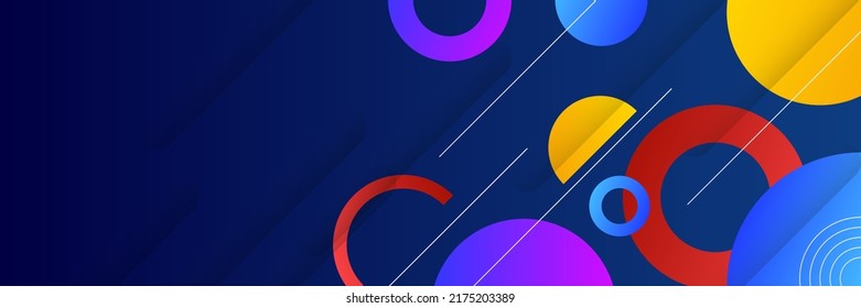 El fondo abstracto es de gran tamaño y la decoración es alegre y colorida. Ilustración vectorial para el diseño de presentaciones, banner web, portada de medios sociales y mucho más