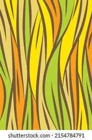 Abstract background wih swirling and waving brush stroke