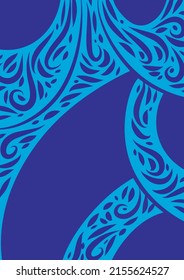 Abstract background wih swirling and waving brush stroke