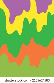 Abstract background wih swirling and waving brush stroke