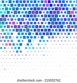 abstract background winter blue cubes composition for web design