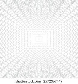 abstract background wirh 3d box and zigzag line effect