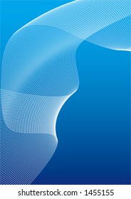 Abstract Background (with curve lines and gradient), in vector format