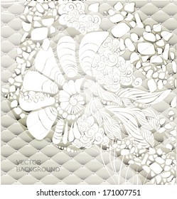 abstract background with, white light