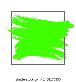 Abstract background withgreen spots and a grey frame. Vector background collection for your design. Vector illustration EPS10