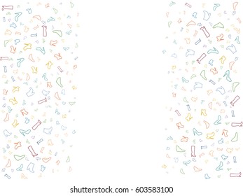 Abstract background for women's shoes documents. Color vector illustration