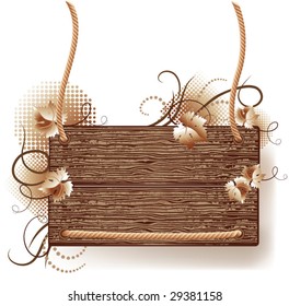 Abstract background with wooden texture
