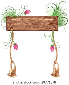 Abstract background with wooden texture.