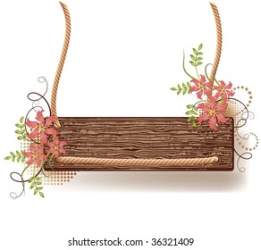Abstract background with wooden texture