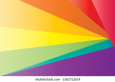 Abstract background Workpieces created from a geometric pattern by pastel gradation