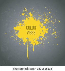 Resumen de fondo con colores de moda grises y amarillos del año 2021.