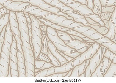 Abstract background with yarn - hand drawn vector illustration.