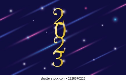 abstract background year of 2023 vector illustration