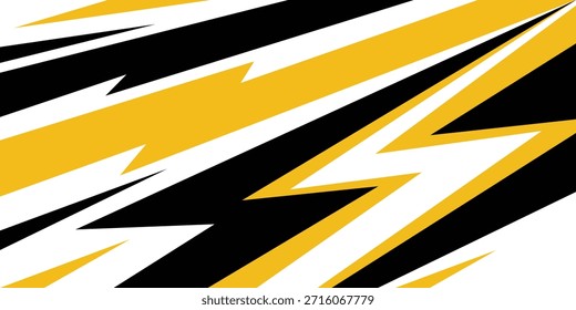 Fondo Abstractas con patrón de línea de espiga geométrica amarilla y negra 
