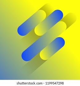 Abstract background Yellow and Blue