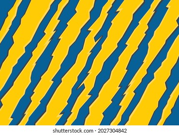 Abstract background with yellow and blue claw scratch texture