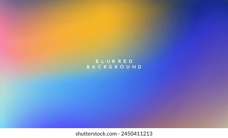 Abstract Background yellow blue color with Blurred Image is a  visually appealing design asset for use in advertisements, websites, or social media posts to add a modern touch to the visuals.