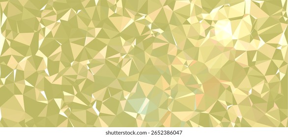 Fundo abstrato Padrão de polígono amarelo e marrom forma de triângulo de baixo poli, fundo geométrico com design de fundo de baixo poli. 