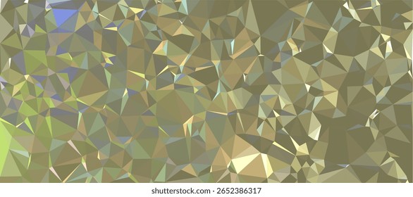 Fundo abstrato Padrão de polígono amarelo e marrom forma de triângulo de baixo poli, fundo geométrico com design de fundo de baixo poli. 