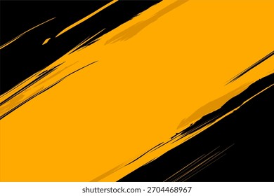 Fondo Abstractas, trazos de pincel amarillo, para el diseño de Anuncio, fondo del producto
