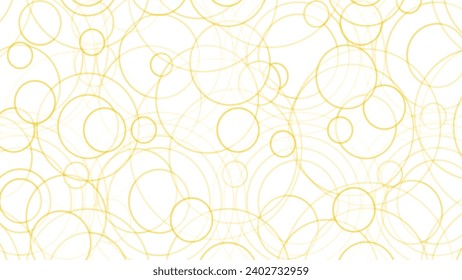 Abstract background with yellow circles