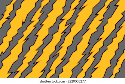 Abstract background with yellow claw scratch texture