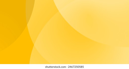 Abstract background with yellow curve and dark shadow color. Vector illustration	