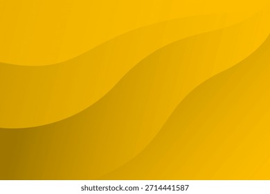 Fondo Abstractas con curva amarilla y color oscuro de la sombra. Ilustración vectorial	