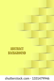 Abstract background in yellow for decoration and design