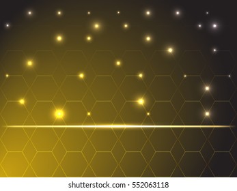 Abstract Background Yellow Element Vector Illustration Stock Vector ...