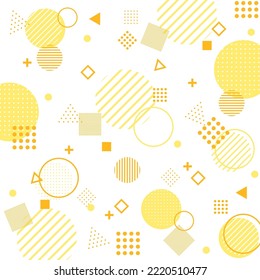 abstract background with yellow geometric patterns.