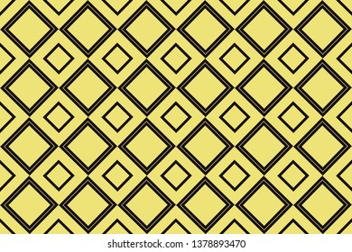 Abstract background. Yellow geometric seamless pattern in modern stylish. for wallpapers, web page background, surface textures, Image for advertising booklets, banners. Vector seamless pattern