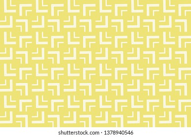 Abstract background. Yellow geometric seamless pattern in modern stylish. for wallpapers, web page background, surface textures, Image for advertising booklets, banners. Vector seamless pattern