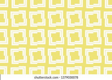 Abstract background. Yellow geometric seamless pattern in modern stylish. for wallpapers, web page background, surface textures, Image for advertising booklets, banners. Vector seamless pattern