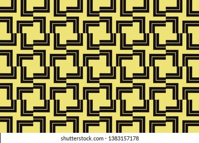 Abstract background. Yellow geometric seamless pattern in modern stylish. for wallpapers, web page background, surface textures, Image for advertising booklets, banners. Vector seamless pattern