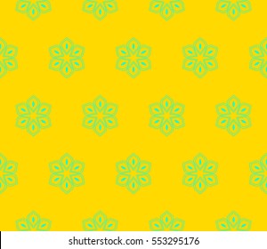Abstract background. Yellow geometric seamless pattern in modern stylish. Vector seamless pattern