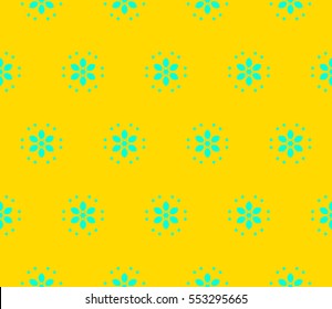 Abstract background. Yellow geometric seamless pattern in modern stylish. Vector seamless pattern